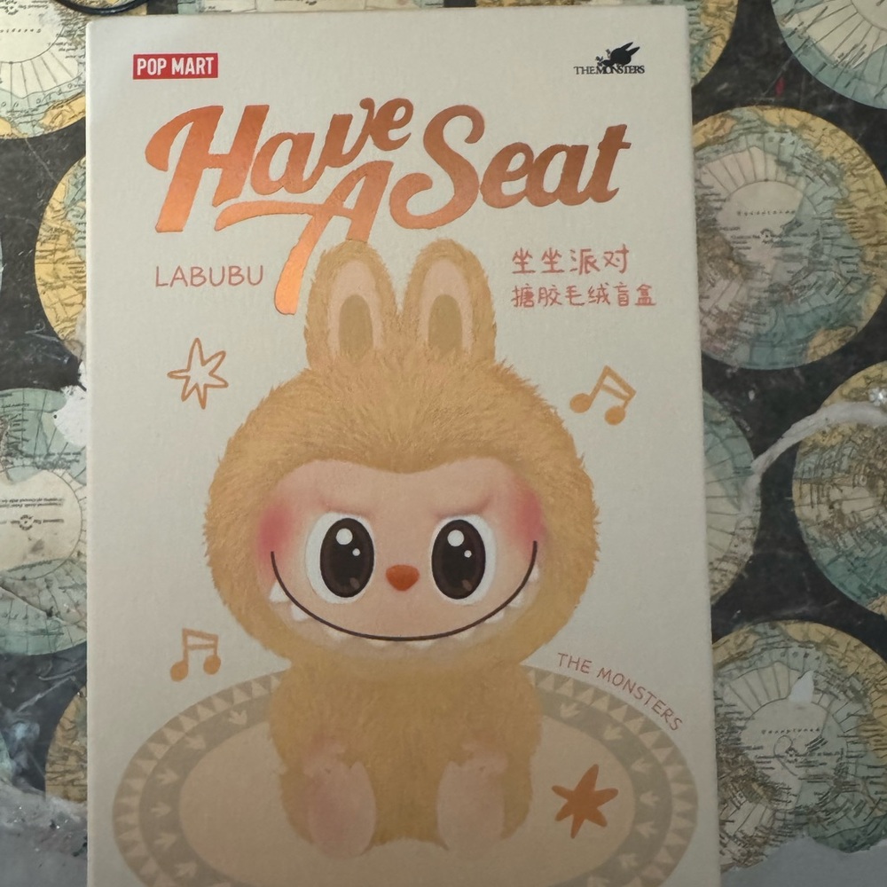 100% Authentic Pop Mart Labubu 'Have A Seat' New Never opened, Sisi!